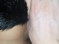 Teen With Fox Tail Anal Plug Makes Him Cum All Over Her Tits