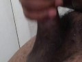 Jacking off in a motel bath room