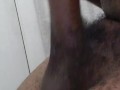 Jacking off in a motel bath room