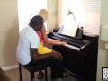 BARBI SINCLAIR IS MY PRIVATE PIANO INSTRUCTOR BUT TODAY SHE DECIDED FOCUS ON THE BLACK KEY