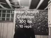 300 lb Deadlift Challenge 10 reps 
