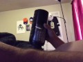 Fun with my stroker plus big cumshot 