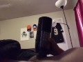 Fun with my stroker plus big cumshot 