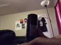 Fun with my stroker plus big cumshot 