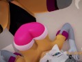 Sonic Hentai 3D - Rougue Hard Sex
