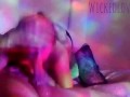 Light show sloppy deepthroat blowjob CUM IN MOUTH