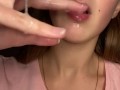 Drooling on fingers 