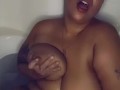 Fat Bitch Playing in the Tub 