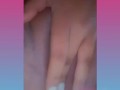 My pussy is wet in front of a movie