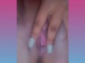 My pussy is wet in front of a movie