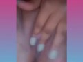 My pussy is wet in front of a movie