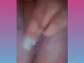 My pussy is wet in front of a movie