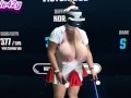 Big Booby Nurse playing Beat Saber!!!