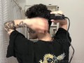 gradual full head + eyebrow shave