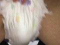 019 おむつを巻き付けてオナニーしたら…もぉ我慢できない…！