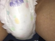 019 おむつを巻き付けてオナニーしたら…もぉ我慢できない…！