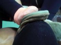 Preview-Godess's Slave Training Session Smelling Dirty Stinky Slippers (Extreme Foot Smelling)