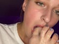 Drool feet worship. Toes licking. Gagging