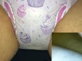 【020】GoodNitesでおもらし！おむつの中は快感に包まれています！