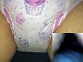 【020】GoodNitesでおもらし！おむつの中は快感に包まれています！