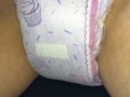 【020】GoodNitesでおもらし！おむつの中は快感に包まれています！