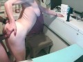 Play in kitchen front of camera Fuck pussy & blowjob and cum in mouth