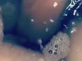 Getting some monster dildo in my hot pussy