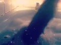 Bath monster dildo play 