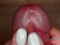 No mercy from Mistress Hot Lips! Just only one ruined orgasm for a slave. POV, edging, close up.