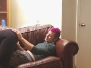 Fan Vote Video 1: Playing Together on the Couch- Spanking, 69, Cowgirl, Squirt, Doggy, Facial