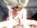 Frozen Hentai - POV Elsa is Fucked in a Toilet