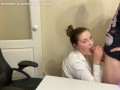 Young bitch teaches english and sucks dick part#1