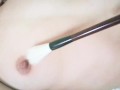 Orgasm！She can't stand it with a brush 【Softcore Orgasm】