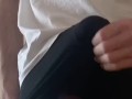 Saturday morning quick wank, horny and cumming. Big dick jerking, masturbating straight guy big cock