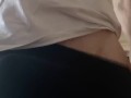 Saturday morning quick wank, horny and cumming. Big dick jerking, masturbating straight guy big cock