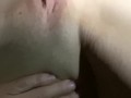 Close up fuck at the cabin, I cream all over his dick