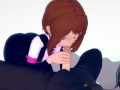 {My hero academia} Ochaco Uraraka loves taking and sucking cock {コイカツ!/ 3D Hentai}