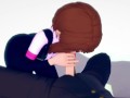 {My hero academia} Ochaco Uraraka loves taking and sucking cock {コイカツ!/ 3D Hentai}