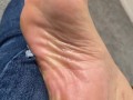 Stroke your BBC to my soft oily feet