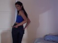 Tight Denim Jeans Strip Tease *Blue Thong Day With Viva Athena*