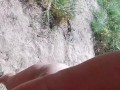 Nude Hiking Fuck in Rocks Blowjob Then Fuck in Trees