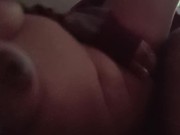 Me & my girl getting freaky at our friends bedroom