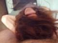 HairJob Соседка смотрела порно. У меня встал. я трахнул её волосы и кончил на волосы со стоном