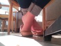 public shoeplay in flats