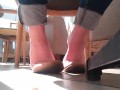 public shoeplay in flats