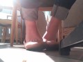 public shoeplay in flats