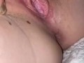 Watch her red bearded husband lick her pussy to get it all nice & wet before he can insert anything