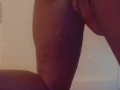 Big ebony booty and fat pussy in slow motion