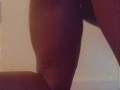 Big ebony booty and fat pussy in slow motion