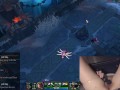 Gamer Girl orgasms while playing League of Legends